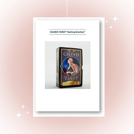 "Gilded Tarot" nozīmes (latviski)